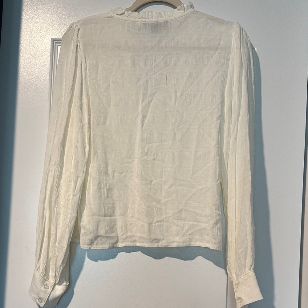 Sanctuary Cream Ruffled Blouse - Picture 2 of 3
